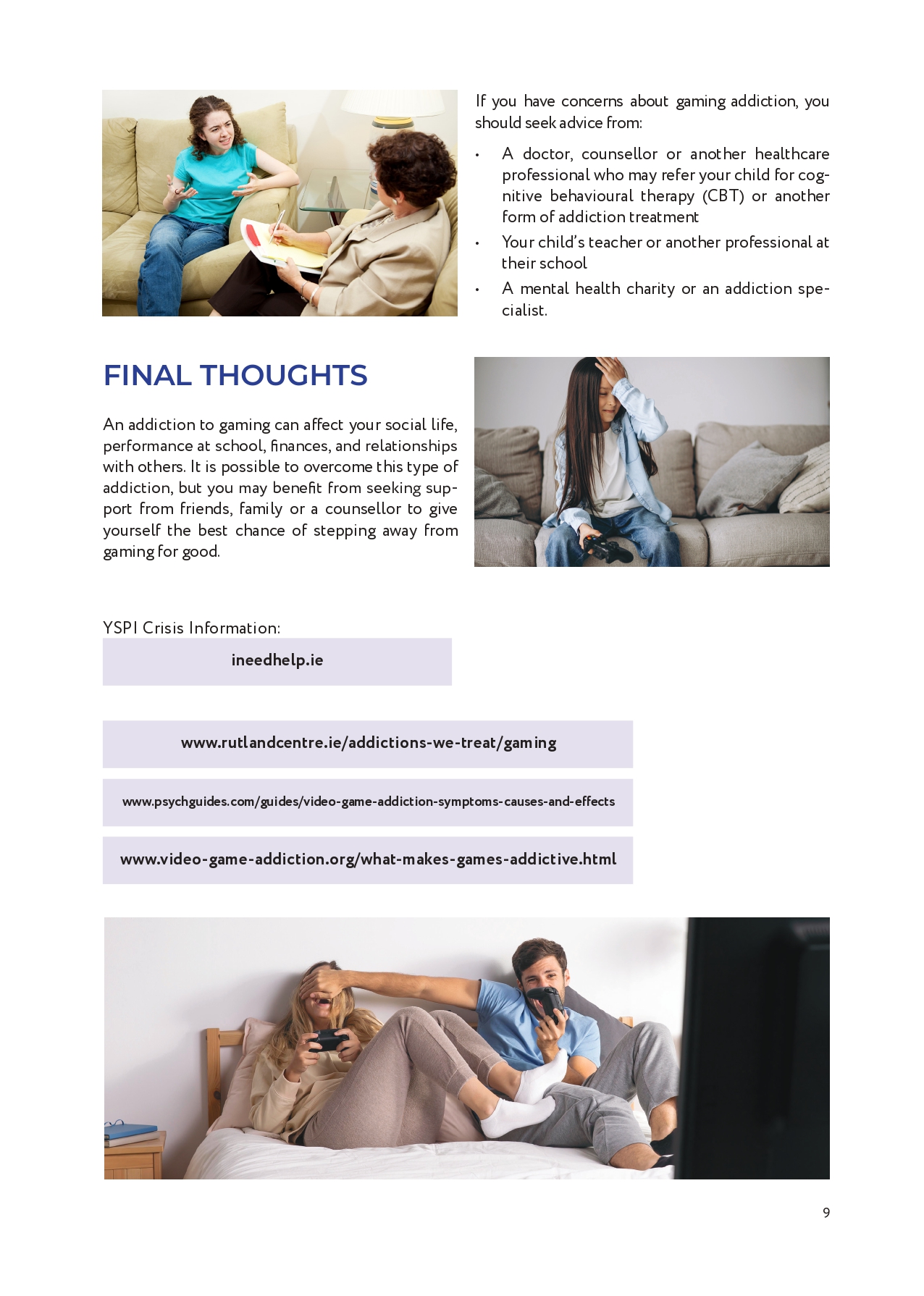 Understanding Gaming Addiction, page 9 of 12