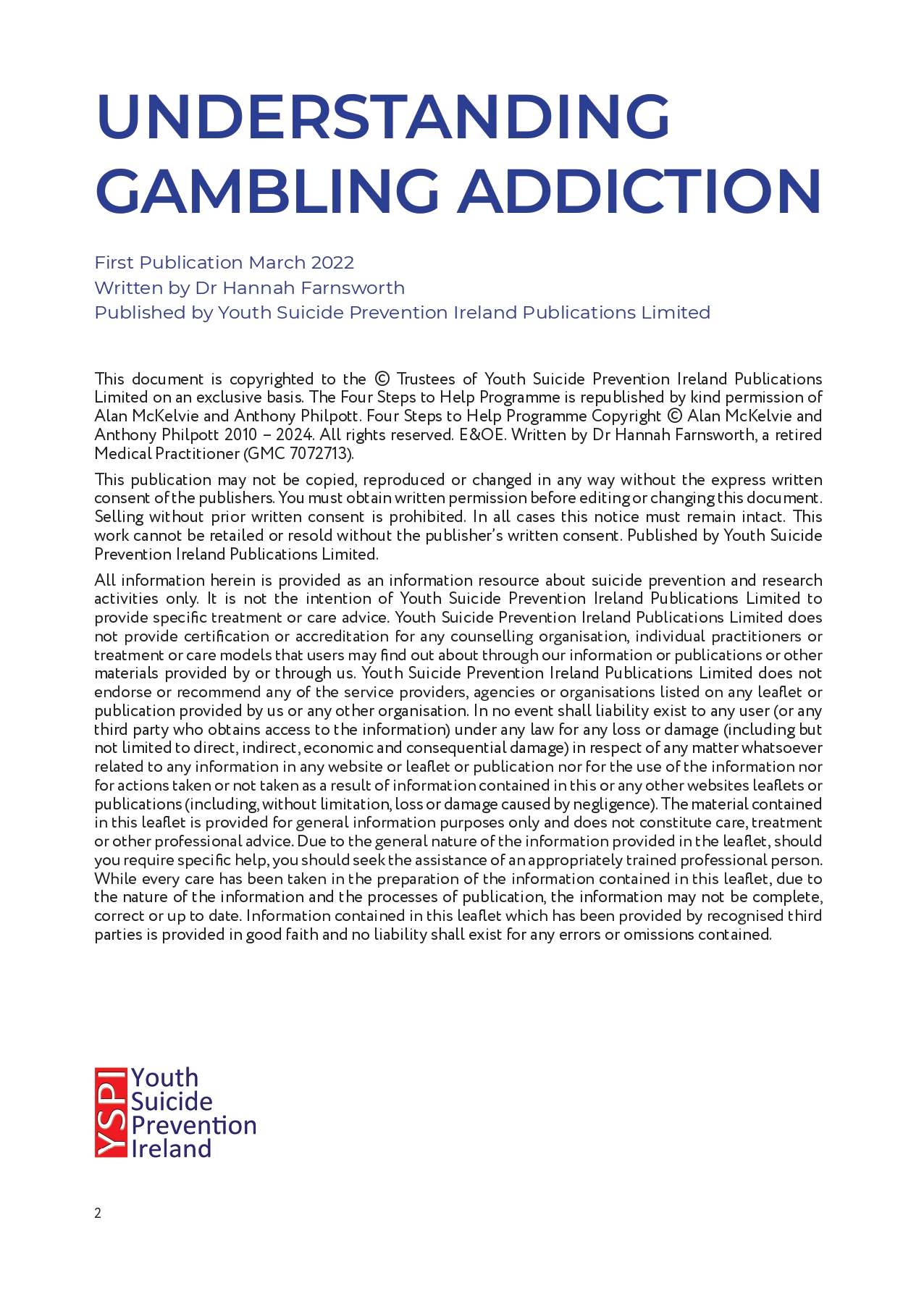 Understanding Gambling Addiction, page 2 of 12