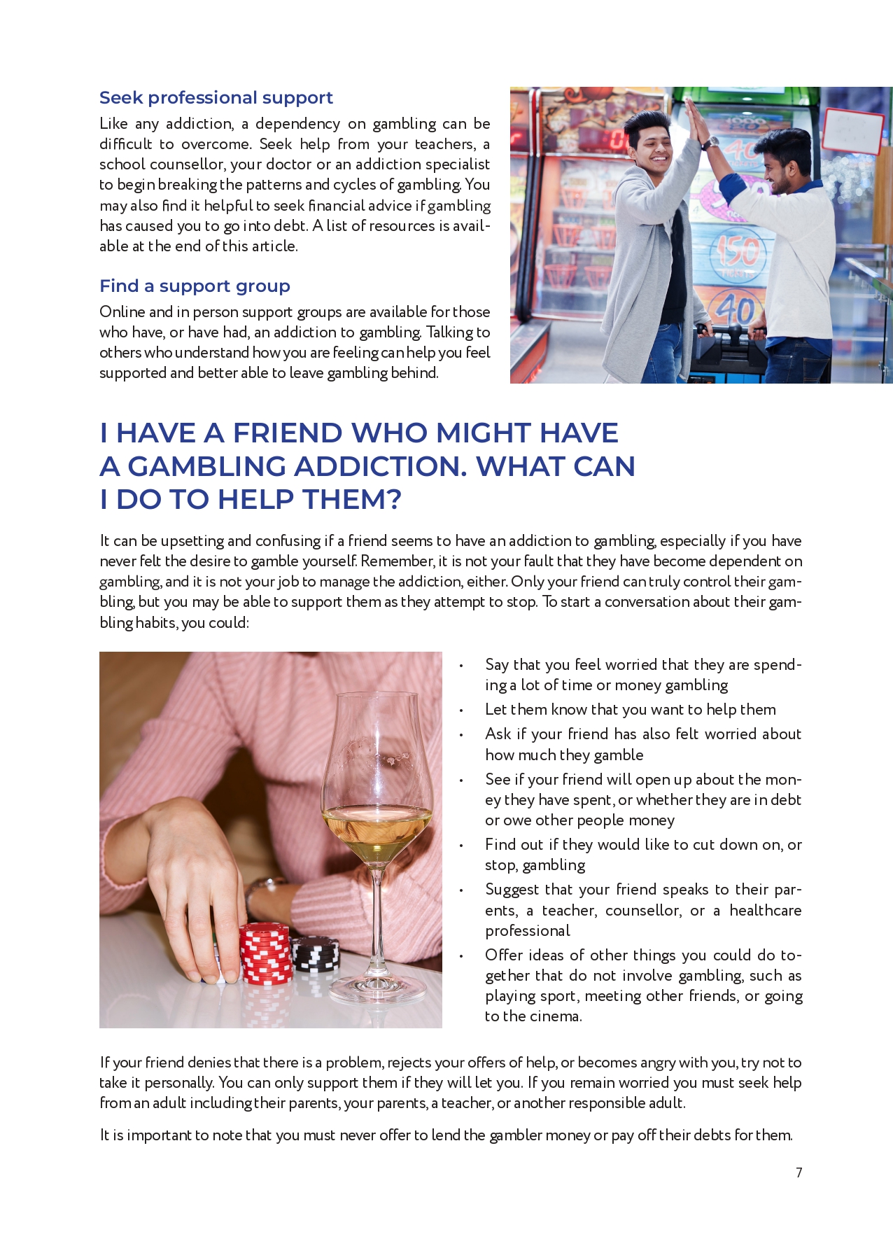 Understanding Gambling Addiction, page 7 of 12